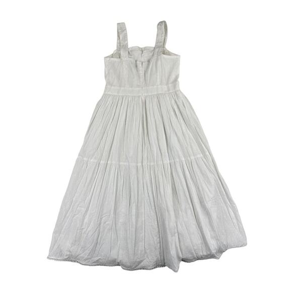 Ann Taylor - Fit and Flare Maxi Dress in White - Picture 5 of 6